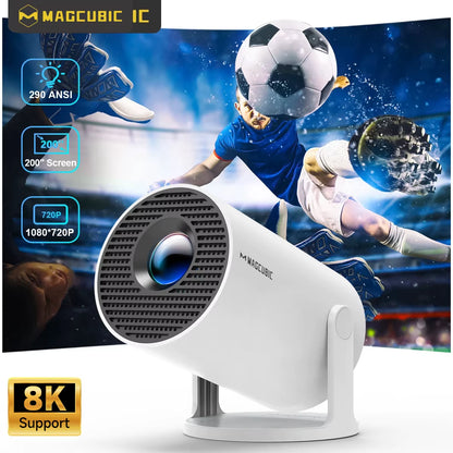 Cinecast™ HY300 PRO Smart Projector – 4K Ready. Wifi 6 Fast. Theater Anywhere